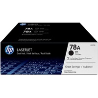 HP TONER CARTRIDGE CE278AD - 78A Twin Pack Black