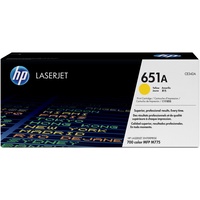HP TONER CARTRIDGE CE342A - 651A Yellow