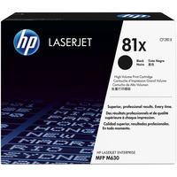 HP TONER CARTRIDGE CF281X - 81X Black