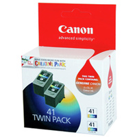 CANON INK CARTRIDGE CL-41TWIN Twin Pack TriColour