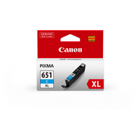 CANON INKJET CARTRIDGE CLI651XL Cyan