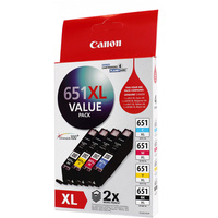 CANON INK CARTRIDGE CLI-651XL Value Pack