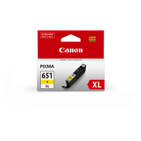CANON INKJET CARTRIDGE CLI651XL Yellow