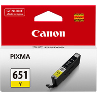 CANON INK CARTRIDGE CLI-651Y Yellow