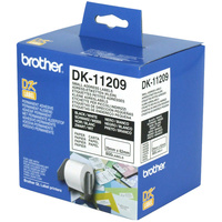 BROTHER DK-11209 SMALL ADDRESS Label 29X62mm White Box of 800