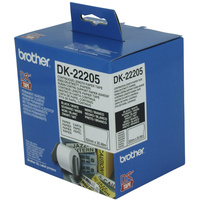 BROTHER DK-22205 LABEL ROLLS White Paper 62mmx30.48mt
