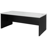 LOGAN DESK 1800x900mm White & Ironstone