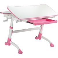 ERGOVIDA ANCHOR SERIES Large Castor Wheels - Pink Drawer & Tiltable Desktop