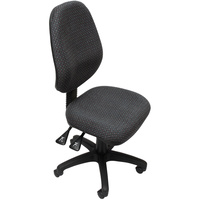 SEATING SOLUTIONS ECO OPERATOR High Back Chair Charcoal Semi Ergonomic