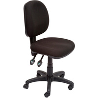 SEATING SOLUTIONS ECO OPERATOR Medium Back SF Black Semi Ergonomic