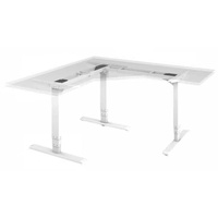ELECTRIC SIT STAND L-FRAME  3-Stage Reverse Dual Motor Standing Desk Frame only