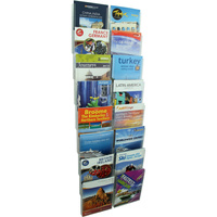 ESSELTE CLIPLOCK WALL SYSTEM Brochure Holder 16xA4 Pockets