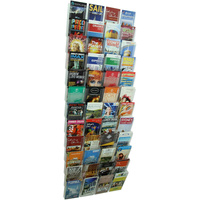 ESSELTE CLIPLOCK WALL SYSTEM Brochure Holder 48xDL Pockets