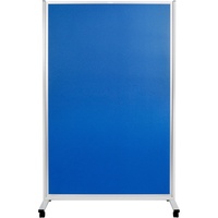 MOBILE DISPLAY PANELS D/SIDED 180x120 CM Fabric Blue