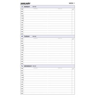 DEBDEN DAYPLANNER REFILL A4 Weekly Dated Calendar