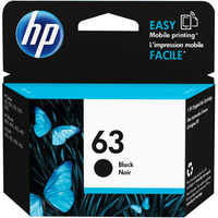 HP INK CARTRIDGE F6U62AA - 63 Black