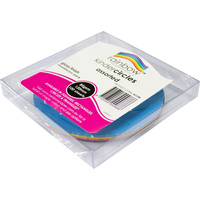 KINDER CIRCLES 84GSM 120mm Glossy Assorted 100 Sheets Pack