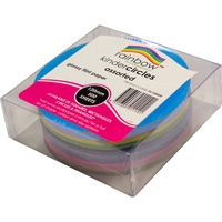 KINDER CIRCLES 84GSM 120mm Glossy Assorted 500 Sheets Pack