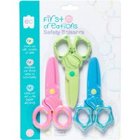 FIRST CREATIONS SAFETY SCISSOR Safety Scissors Pack of 3
