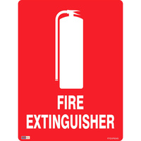 SAFETY SIGNAGE - FIRE Fire Extinguisher 450mmx600mm Metal
