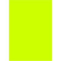 COLORFUL DAYS FLUROBOARD A4 250g Yellow Pack of 50