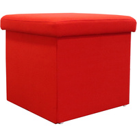 RAPIDLINE FLEXI FOLDABLE OTTOMAN Red