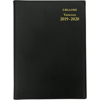 Collins Vanessa Financial Year Diary A4 1 Day to Page 30Min Black