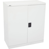 GO STATIONERY CUPBOARD H1015xw910xd450mm Silver Grey