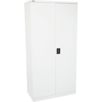 GO STATIONERY CUPBOARD H1830xw910xd450mm Silver Grey