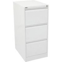 GO 3 DRAWER FILING CABINET H1016mm x W460mm x D620mm White