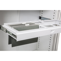 GO TAMBOUR ROLL OUT FILE FRAME 900mmW White