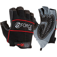 MAXISAFE MECHANICS GLOVES G-Force Grip Mechanics Glove Fingerless, Small