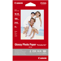 CANON GLOSSY PHOTO PAPER 170GSM 4x6 INC GP-501 100 Sheets Pack