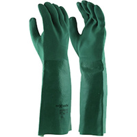 MAXISAFE CHEM RESISTANT GLOVES Chemical Resistant Glove Green PVC Double Dipped 45cm