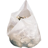 GARBAGE BAGS MEDIUM 28LITRES White Pack of 50