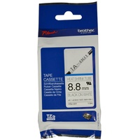 BROTHER HSE-221 SHRINK TUBE 8.8mm Black On White Compatible with PT-E300VP