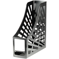 ITALPLAST Magazine Stand Recycled Black