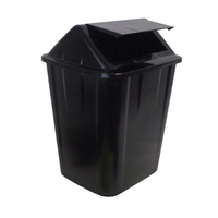 ITALPLAST TIDY BIN Black 32Litres