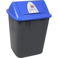 ITALPLAST WASTE SEPARATION BIN Paper and Cardboard 32 Litres