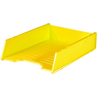 ITALPLAST DOCUMENT TRAY A4 Multi Fit Banana