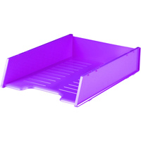 ITALPLAST DOCUMENT TRAY A4 Multi Fit Grape