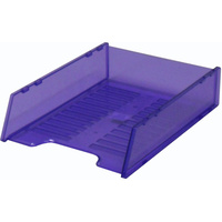 ITALPLAST DOCUMENT TRAY A4 Multi Fit Purple