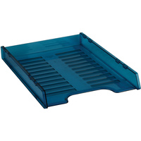 ITALPLAST DOCUMENT TRAY A4 Compact Multi Fit Blue