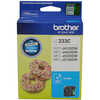 BROTHER INK CARTRIDGE LC-233C Cyan