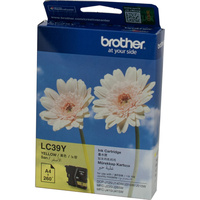 BROTHER INK CARTRIDGE LC-39Y Yellow