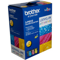 BROTHER INK CARTRIDGE LC-67HYCL3PK High Yield