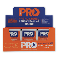 LENS CLEAN WIPES Pre-Moist Non Scratch Box of 100