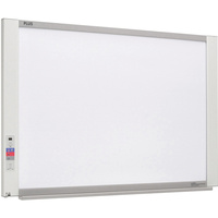 Electric Two Screen Magnetic Whiteboard White 1300x910mm Visionchart