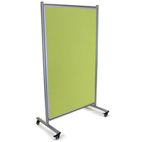 VISIONCHART MOBILE PINBOARD MODULO Double-sided Lime 1800 x 1000mm