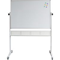 RAPIDLINE MOBILE WHITEBOARD 1800mm W x 1200mm H x 15mm T White